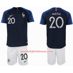 Maillot/Tenue France MARTIAL 20 2 star Enfant Domicile Coupe du monde 2018